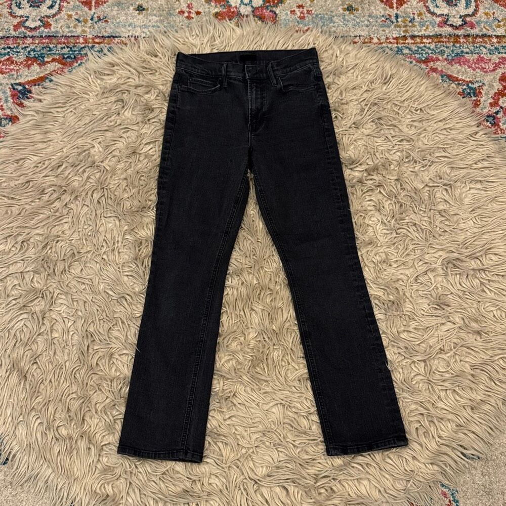 Mother jeans the mid rise dazzler ankle size 26 black